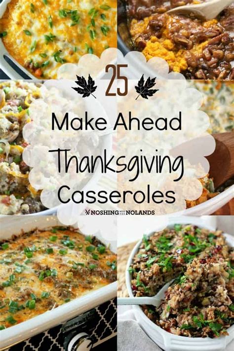 18 easy make ahead breakfast recipes for christmas morning 25 Make Ahead Thanksgiving Casseroles | Thanksgiving ...