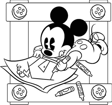 Color them online or print them out to color later. Coloring Pages Of Baby Mickey Mouse - Coloring Home