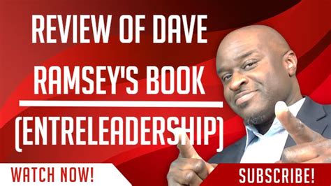 He really wanted to find out what makes the typical millionaire tick and uncover any common characteristics that contributed to their wealth. Review Of Dave Ramsey's Book(Entreleadership) - YouTube