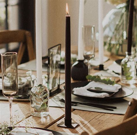 Shop with afterpay on eligible items. Pair Of Black Metal Taper Candle Holders By Smith & The ...