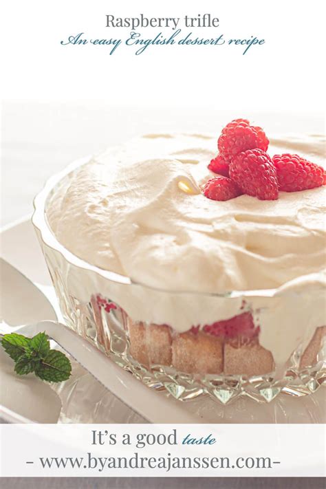 Easy dessert recipes dessert easy baking baking mixer recipes sugar cookie cookie egg recipes sugar summer. Raspberry trifle | By Andrea Janssen | Recipe in 2020 | Dessert recipes, Raspberry trifle ...