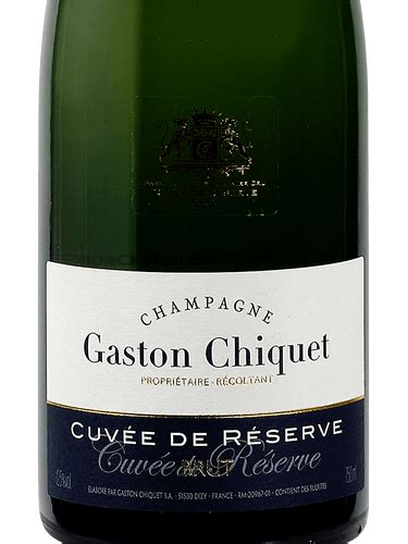 Vivino empowers people everywhere to enjoy wine to the fullest. N.V. Gaston Chiquet Cuvée de Réserve Brut Champagne ...