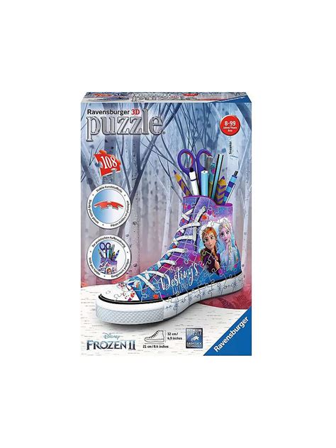 There's puzzles, then there's puzzles. RAVENSBURGER 3D Puzzle - Sneaker - Frozen 2 transparent