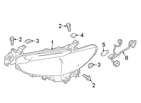 Disconnect the negative battery cable. Mazda 6 Headlight Wiring Harness. LED HEADLAMP. FRONT - GMN3510K6 | Walser Mazda, Burnsville MN