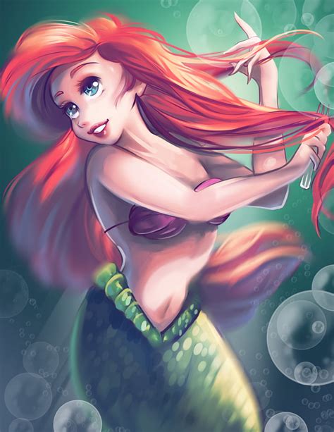 Ariel es otra de las guapísimas princesas disney. Ariel Rapunzel La Sirenita Anime Disney Princesa, Sirena PNG Clipart | PNGOcean