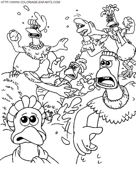 The orange coloring of the seasoning gave it away. Coloriage Heros Chicken Run à imprimer et à colorier