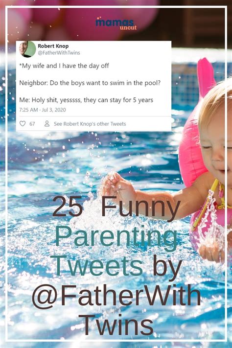 25 Funny Parenting Tweets by @FatherWithTwins: 'Try Not To ...