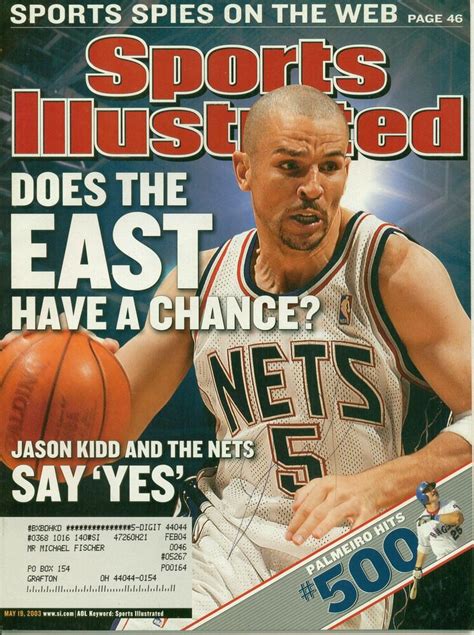 2018 naismith memorial basketball hall of fame inductee. JASON KIDD Signed 2003 Sports Illustrated NEW JERSEY NETS | eBay