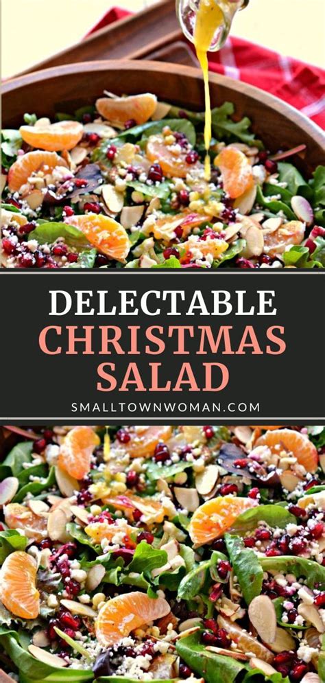 If you want these to look extra decorative, serve them on a tray with a toothpick in each meatball. Christmas Salad | Recipe | Christmas food dinner ...