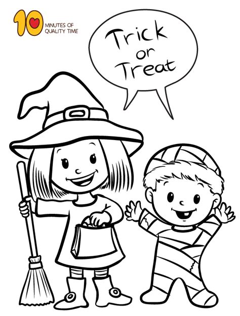 They dress up as witches, ghosts or monsters and go door to door, knocking on doors and asking for candies. Coloring Pages for Halloween | Bee coloring pages, Zebra ...