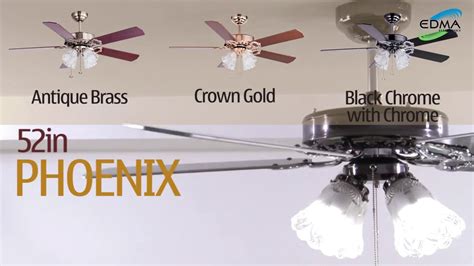 Who should install a ceiling fan? MT.EDMA 52in Phoenix Ceiling Fan - YouTube