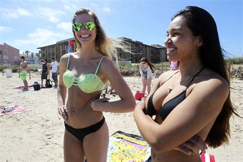 They live together in a boring college dorm and are hungry for adventure. College students cut loose for spring break - San Antonio ...