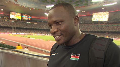 Julius yego celebrates after winning the men's javelin throw at the commonwealth games in nine of the 10 gold came in running events, while julius yego made history as the first kenyan to be. WCH 2015 Beijing - Julius Yego KEN Javelin Throw Final ...