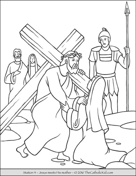 4th station… read more »stations of the cross coloring pages The Big Christian Family: Lent 2020