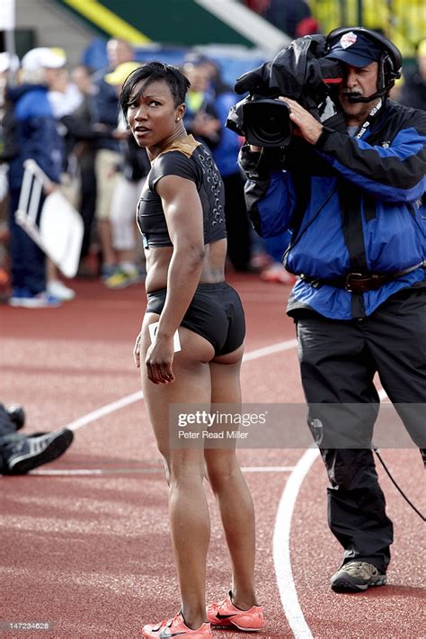 Olympic team trials wave ii complete results officially. Carmelita Jeter after Women's 100M Finals at Hayward Field ...