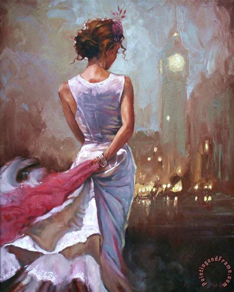 It's lunar in spanish (lunar sexy . Mark Spain Lady in London painting - Lady in London print ...