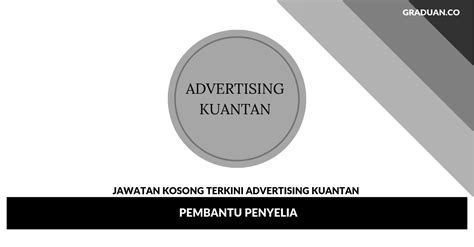 Maklumat kerjaya terkini datang dari sektor bank yaitu maybank. Permohonan Jawatan Kosong Advertising Kuantan ~ Pembantu ...