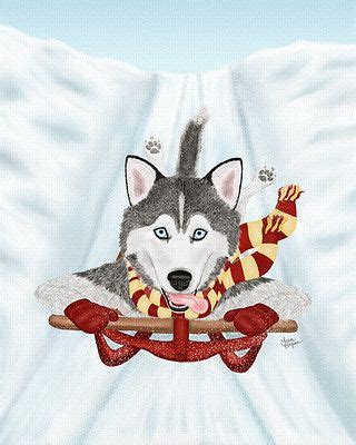 Here presented 52+ dog sled drawing images for free to download, print or share. Kiska loves to ride the sled. | Dog artwork, Dog art, Dog ...