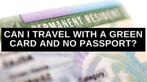 Usa green card offers visa free travel to following countries. Can I Travel with a Green Card and No Passport? - Ashoori Law