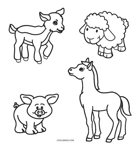 Too hard owl coloring page; Free Printable Farm Animal Coloring Pages For Kids ...