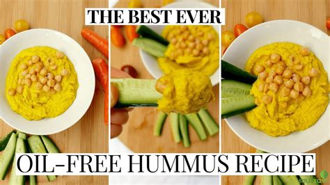 Hummus (also known as houmous, humus, hommus, or hommos) in arabic means chickpea. Oil-Free Hummus Recipe: THE MOST AMAZING & EASY Vegan Oil ...