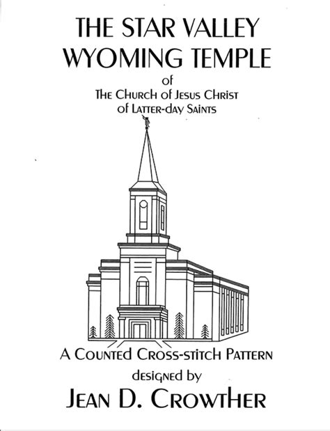 Split over continued acceptance of plural marriage acknowledge warren jeffs as leader and prophet. Star Valley Wyoming Temple (Cross Stitch Pattern) (With ...