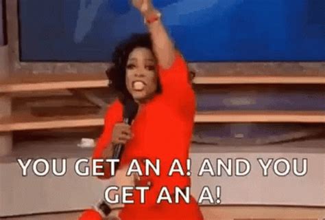 The moment where oprah screamed you get a car became so iconic, people turned it into a meme. Oprah Winfrey You Get An A GIF - OprahWinfrey YouGetAnA ...