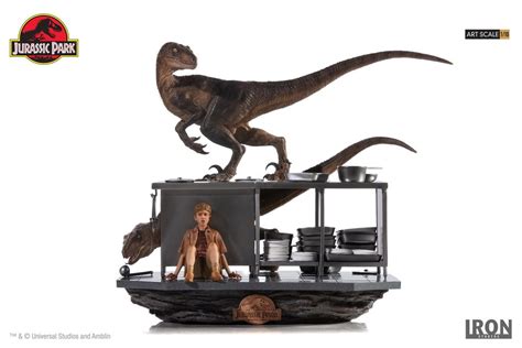 Maybe you would like to learn more about one of these? Jurassic Park Raptors in Kitchen Statue - Toy Discussion ...