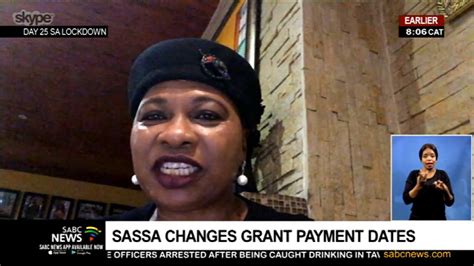 The whatsapp number is not linked to sassa, and the agency said: Decision behind SASSA changing grant payment dates - YouTube