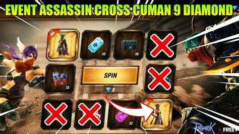 Check out and select your payment method. Borong Event Assassin Cross Spin 9 Diamond ? Free Fire ...