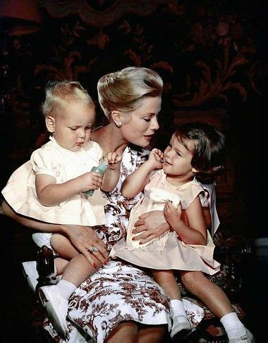 Grace kelly was also insanely gifted in the. Princess Grace with her children Caroline & Albert, photo ...