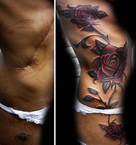Some spaces may not even take the ink at all. 50 Amazing Scar Cover-Up Tattoos | DeMilked