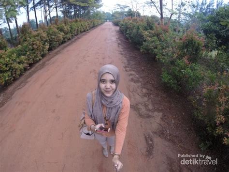 Pengunjung bisa menikmatinya sembari berswafoto ria dengan beberapa spot yang telah disediakan. Cewek Berhijab Cantik Selfie Di Tempat Wisata. : Polisi ...