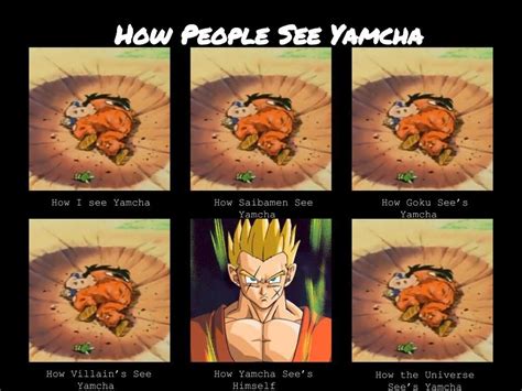 We did not find results for: Yamcha, is one of the weakest Dragon Ball Z Characters. So I decided to make a funny pin about ...