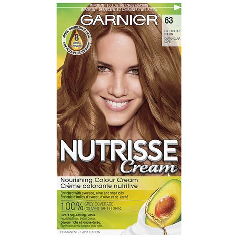 They specialize in hair care and skin care products. Garnier Nutrisse Cream Permanent Hair Colour - 63 Light ...