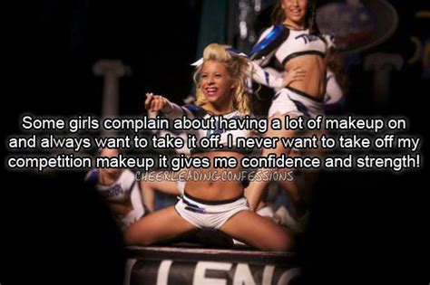 Collection of cheerleading quotes and sayings, cheer quotes can be inspirational, funny and just plain entertaining. Cheerleading Confessions