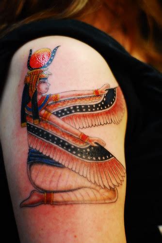 Isis and isis tattoo on right leg. Isis Tattoo | Eric Bartley | Flickr