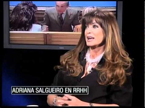 Adriana salgueiro (buenos aires, 8 de mayo de 1957) es una actriz, modelo y conductora argentina. Adriana Salgueiro: Anticipo Entrevista - YouTube