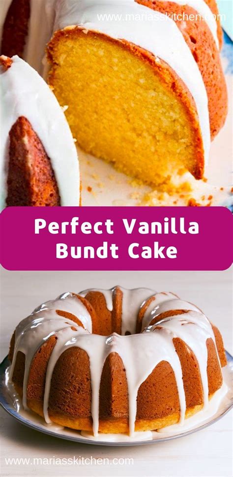 One that's easy to whip up, bakes beautifully, and slides right out of the pan every single time. Easy Perfect Vanilla Bundt Cake Recipe | Vanilla bundt ...