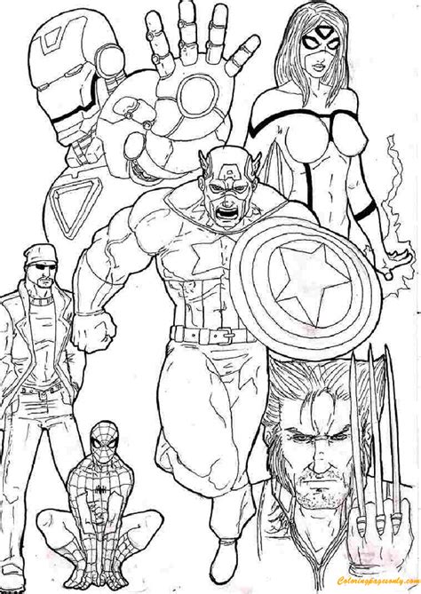 Avengers coloring pages | print and color.com. Pin em Avengers Coloring Pages