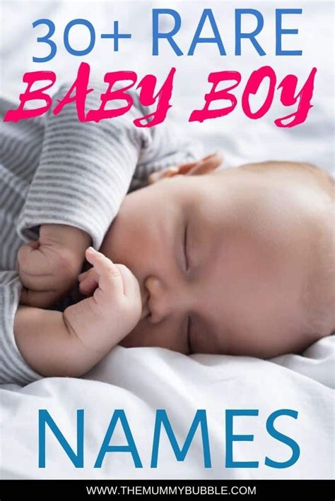 Unique baby boy names & meanings. 30+ rare baby boy names for 2020 in 2020 | Baby boy names ...