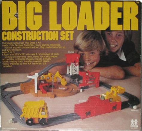 Donnie must be blowing a load in his room. Big Loader Construction Set - Do You Remember?