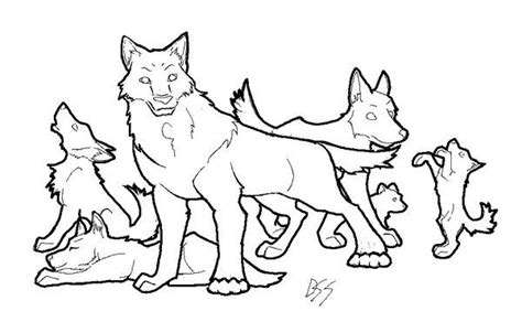 Anime wolf pack coloring pages. Anime Wolf Pack Coloring Pages | Anime wolf, Coloring ...