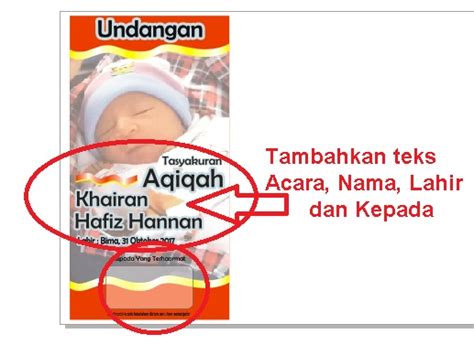 Melihat undangan tersebut, 1 kata yang pasti muncul dari setiap orang. Cara membuat Undangan Tasyakuran Aqiqah ~ Createyuk ...