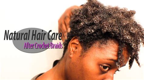Like many braided styles, some goddess coifs can remain intact for weeks. Natural Hair Care| After Crochet Braid| Post Protective ...