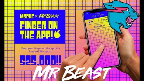 The final finger on the app will win $100,000! MR. Beast Finger on App Challenge LIVE UPDATES - YouTube