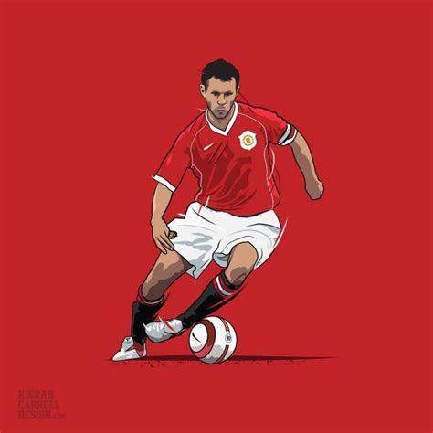 You can share this wallpaper in social networks, we will be very grateful to you. Ryan Giggs of Man Utd wallpaper. | Sepak bola