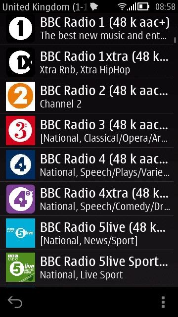 Yes, this would make a good choice no, never mind. Nokia Internet Radio now includes all main BBC radio stations