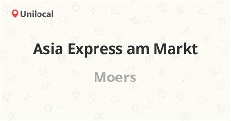 Geben sie jetzt ihre bewertung für asia express lieferservice in moers ab. Asia Express am Markt - Moers, Am Markt 11 Moers-Repele ...