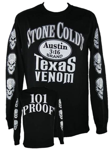 Check spelling or type a new query. Stone Cold Steve Austin Long Sleeve Texas Venom 101 Proof ...